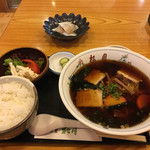 食堂 松月 - ラーメン定食 小鯛酢漬け
      ２０１７年６月３０日実食