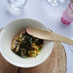 イル　フェリーチェ - 仙巌園「偉人たちが愛した薩摩郷土料理」「川内黒薩摩鶏のコンフュと泰西うな正鰻の奄美鶏飯　旅する丸干しイワシのせ」  「手打ち蕎麦はんしゃ」金七商店のクラシックを聴いたカツオの出汁と共に