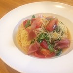 Osteria mille - 生ハムとトマトの冷製カッペリーニ