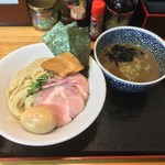 つけ蕎麦えん藤 - 特製つけ煮干々＋大盛100g