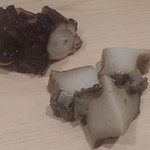 すし 豊倉 - 蒸しあわび、蛸の柔らか煮