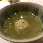 やきとり 花むら - 鶏スープ