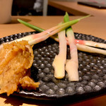 やきとり 花むら - 久能葉生姜