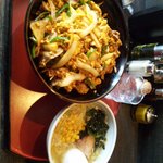 Tenhou - 特丼（特盛り）＋半ラーメン