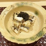 鮨 鈴木 - 穴子白焼きとキャビア