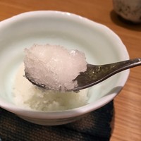 割烹 にしい - 新生姜のシャーベット