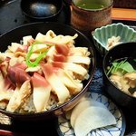 浜寿し - ほっきめし1600円