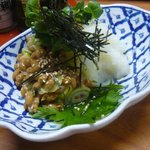 鳥雄 - おろし納豆★★★★