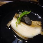 御料理 光安 - ◆黒鮑とズイキの澄まし仕立て。