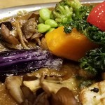 カレーの店 プーさん - モリモリ野菜たち