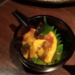 酒と料理 かぶ菜 - ホヤ塩辛