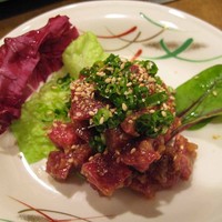 馬春楼 北新地総本店 - 桜肉のユッケ