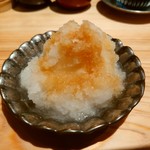 鳥さわ - つまみの大根おろし