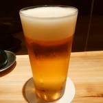 鳥さわ - エビス生ビールを飲みつつ、美味しい焼き鳥を頂きます！
