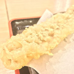 味奈登庵 - 穴子天ぷら♡  
      これで150円というのだから、ありがたいかぎり。