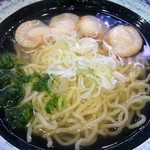 回転すし まるくに - ホタテ(塩)ラーメン350円