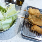 串カツ田中 - 食べるのに夢中で写真が殆ど無いという……