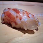 八新鮨 - 姫島産車海老　ハーフボイルで美味しい