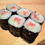 八新鮨 - ネギトロ　白葱を使用！　鮪との愛称がバッチリです！