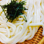 大力茶屋 - ざるうどんは こんな感じ。