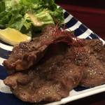 いいお酒 一彩 - 牛タン塩焼き
