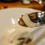 キュイジーヌ[s] ミッシェル・トロワグロ - トウフのヴェール ジロール茸と千草の香り