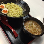 濃厚豚骨らーめん つけ麺 馨 - あっさりつけ麺味玉 並  同額で大盛り可能