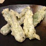 笑福酒場ぜん - たらの芽天ぷら