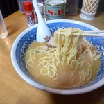 生姜ラーメン みづの - 加水低めの麺