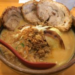 麺場 田所商店 - 北海道味噌 炙りチャーシュー麺（￥1,080円）