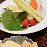 太鼓判亭 - 何とか農場のクリームチーズだって。