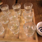 酒蔵鍋 - 利き酒セット９種