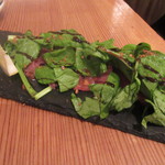 君想ふ暮らし - 「プーリア風 馬肉のカルパッチョ」(￥980)