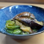 家庭料理 小川 - なすみそからめ