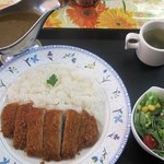 ヒラソル - カツカレー。ルー大盛りトッピング