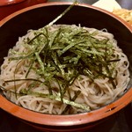 信州蕎麦の草笛 - 【2017.7.01(土)】ランチセット(ざるそば＋かき揚げ)1,000円の麺