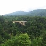 鳴子峡レストハウス - 鳴子峡の景色（店外から）