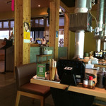 牛王 - 入り口とレジ