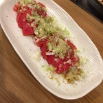 もつ焼 碁ゑん - ネギトマト