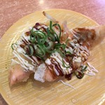 かっぱ寿司 - 店内揚げ 豪快鮭天ぷらにぎり