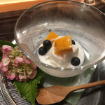 一心鮨 光洋 - 爽やかに！ヨーグルトマンゴーブルーベリー