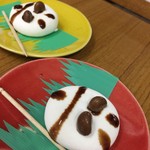 ズー カフェ - ウェルカムスイーツ…パンダのデザインのマシュマロ♪