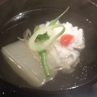 梶川 - 鱧と冬瓜の椀