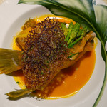 ル・ジャルダン・デ・サヴール - キハタ 赤パプリカのソース