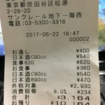 佳酒旬肴 のすけ - レシートも改善された