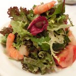 ラミティエ - 本日のランチ 1200円 の小海老のサラダ