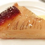 ラミティエ - デザートセット 525円 の洋ナシのタルト キャラメルジャム入り