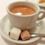 ラミティエ - デザートセット 525円 のエスプレッソ