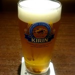 つきじ植むら - 生ビール：650円