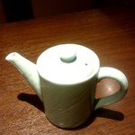 つきじ植むら - 蕎麦湯